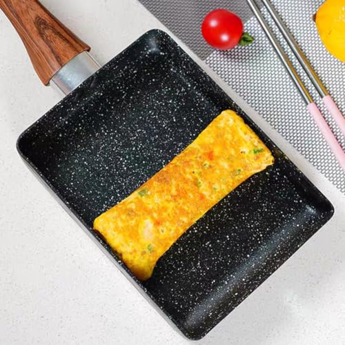 Poêle à omelette induction carrée antiadhésive avec cuisson uniforme - 6