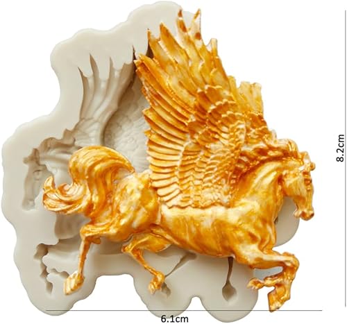 Miniatura 6 de 3 moldes para manualidades de caballos de éxito instantáneo para fondant, molde de silicona para chocolate, pasta de goma de caramelo, molde para