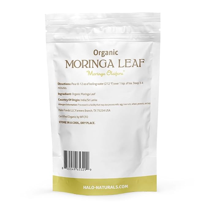 Té de Moringa Orgánico en Hebras, 4 Onzas miniatura 3