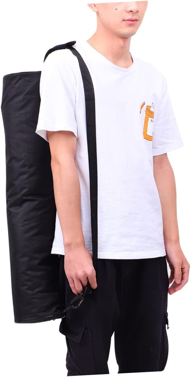 UPKOCH Yoga Mat Tote Bag Sling Shoulder Straps Zipper Design for Gym Sports Travel Hiking Capacity Canvas Storage Bag for Easy Carrying Yoga Gear