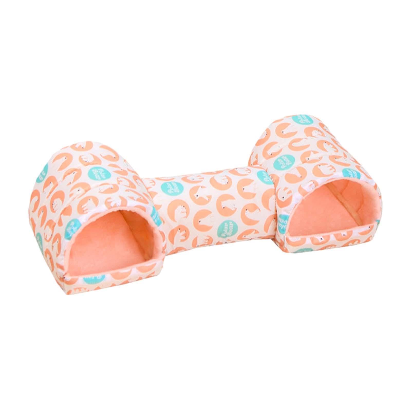 CALANDIS™ Hamster Tunnel Bed Habitat Play Toy Nest Hideaway for Rats Mice Sugar Glider pink | Pet Supplies | Small Animal Supplies | Exercise & Toys-image-19