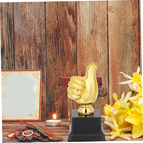 Hemoton 4 Pcs Troféu De Polegar Para Cima Mini Troféus Troféu De Participação Troféu Polegar De Trof