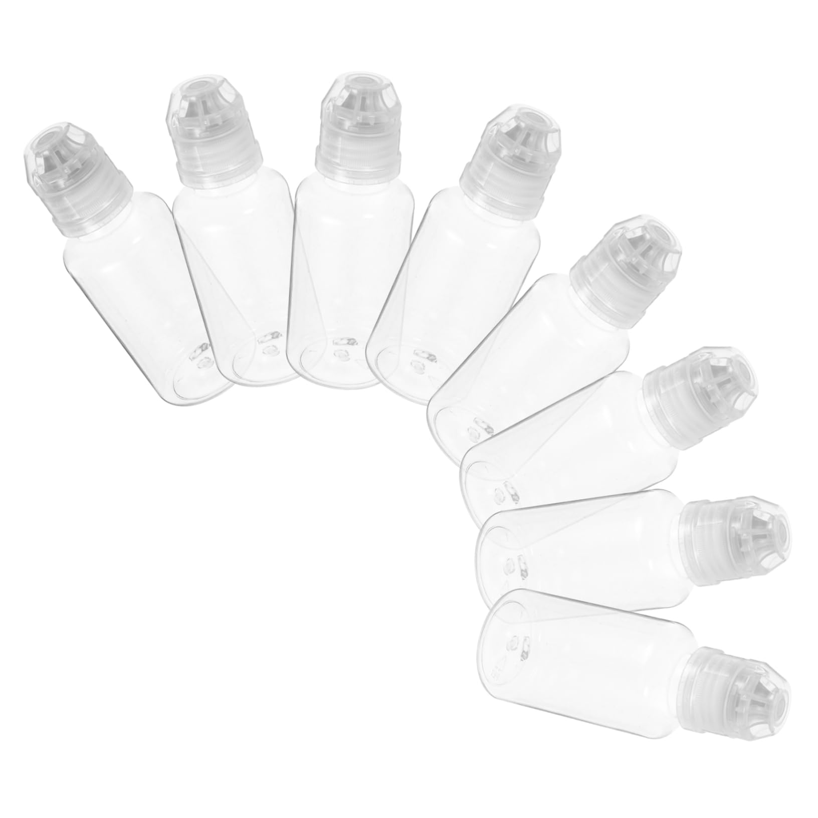 CHILDWEET 8pcs Mini Container Squeeze Bottle Vinegar Bottle Refillable Honey Container Sauce Squirt Bottle Mustard Syrup Container Salad Dressing Bottle Mini Condiment Container Pp