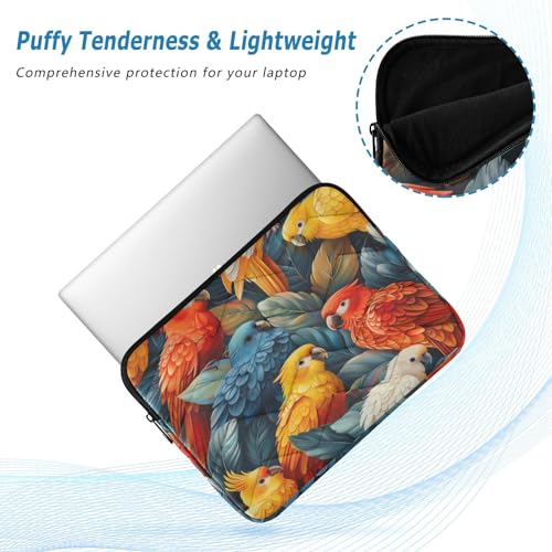 Funda para Laptop 13-14 Pulgadas con Diseño de Pájaros Coloridos miniatura 5