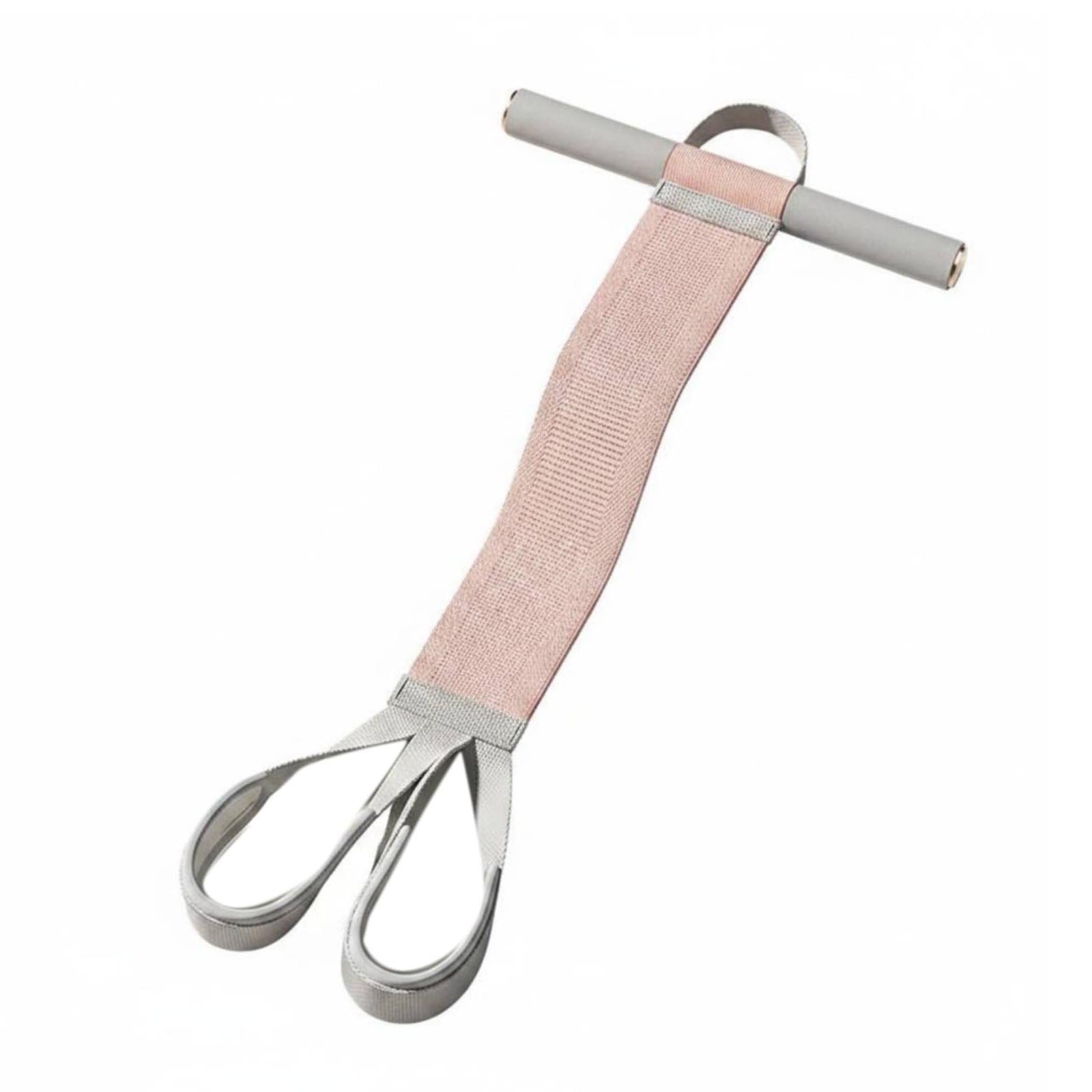 Multi-Functional Foot Pedal Pull Rope Portable Sit-up Assistant Strap Full Shape Workout Abdominal Exercise Band for Home, Gym, Office, Outdoor, Pink-image-35