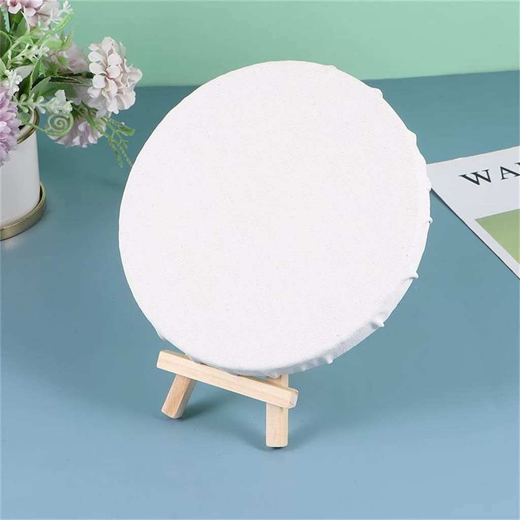 3pcs Round Artist Canvas Frame Blank Painting Boards Mini pittura a olio Board Drawing Supplies