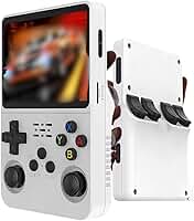Console Portátil Retrô R36S 64GB Tela IPS 3.5 Polegadas com Milhares de Jogos Clássicos