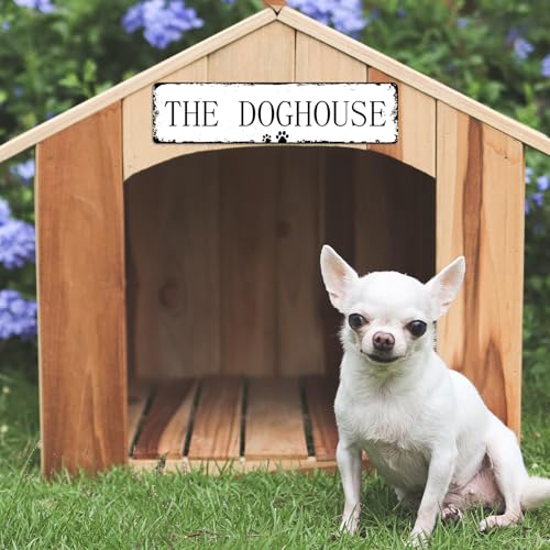 12x3 Inch The DogHouse Sign Dog House Signage PC for Outdoor Indoor Dog Shelter Pet Feeding Area Decor Dog Owners Lover Gift - Image 5