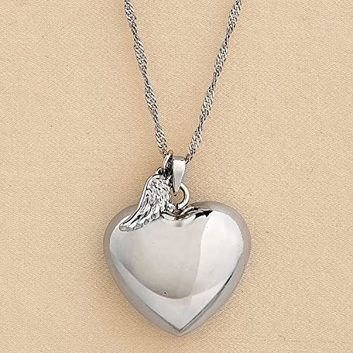 Roman 13546 Heart Chime Necklace Angel Caller, 36-inch Length, Brass2