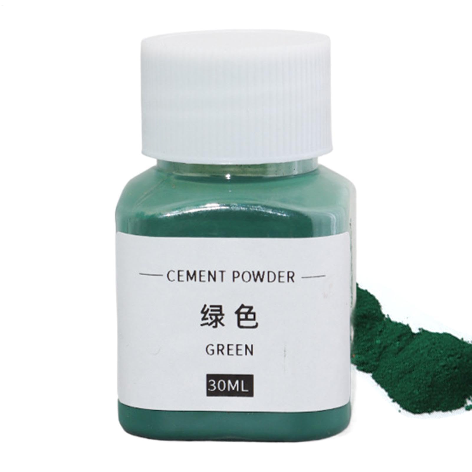 Green Pigment Colour Dye Concrete Cement Mortar Render Grout Powder, 30 ml