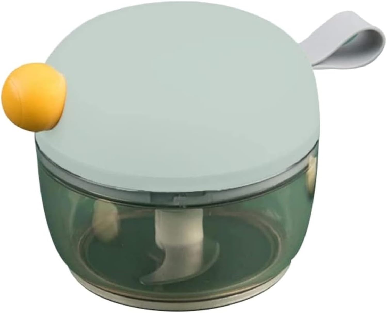 AIEIJJH Manual Garlic Press Crusher Mincer, Ginger Garlic Press, Multipurpose Hand-Operated No Mess No Flying Cloves For Kitchen, GREEN, 10.2 * 8.6cm