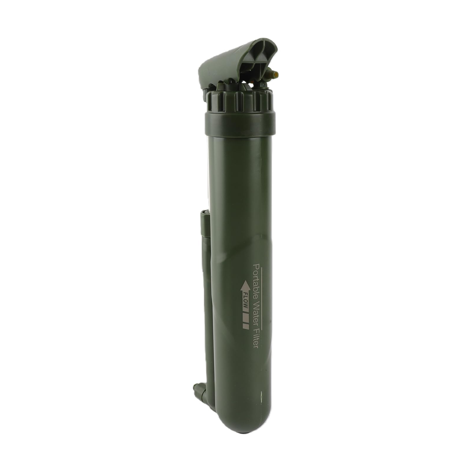 Kavolet Filtro dell'acqua portatile, 0,01 micron, attrezzatura di sopravvivenza dell'acqua, di emergenza, per escursioni, campeggio, trekking, viaggi, pronto soccorso
