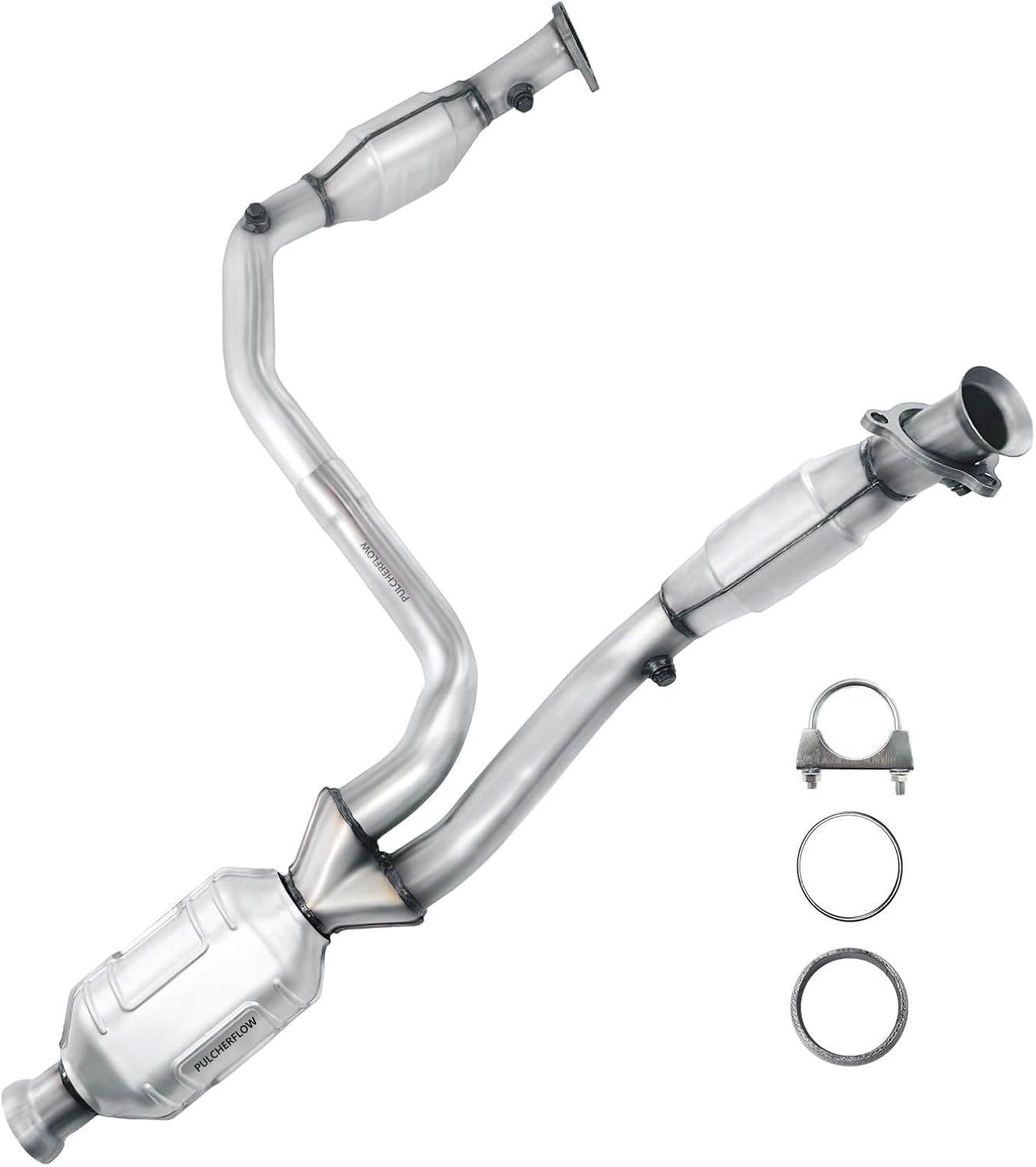 Catalytic Converter Fit for 2014-2018 Chevy Silverado 1500/ GMC Sierra 1500 4.3L V6/5.3L V8, 2015-2019 Chevy Suburban/Tahoe/GMC Yukon/Yukon XL 5.3L V8 Catalytic Convertor (EPA Compliant)