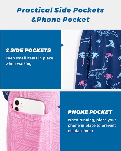 Image of SURF CUZ Mens Swim Trunks with Compression Liner Swim Shorts 7 inch Swimming Trunks Stretch 7 Inch Swim Suits Quick Dry