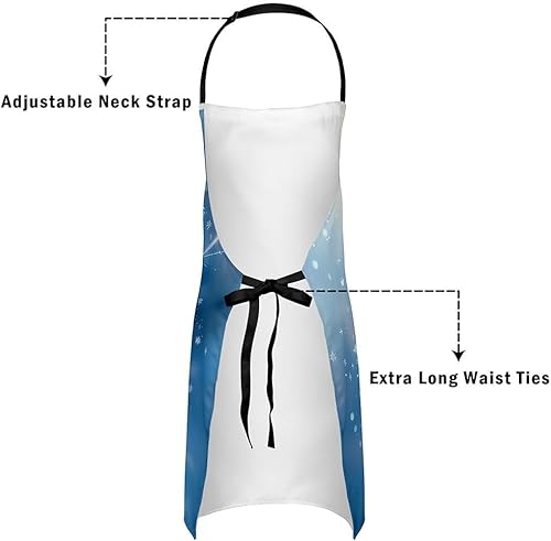 Miniatura 5 de Castle Fairy Delantal de cocina de flores rústicas Acuarela Hojas Delantal floral