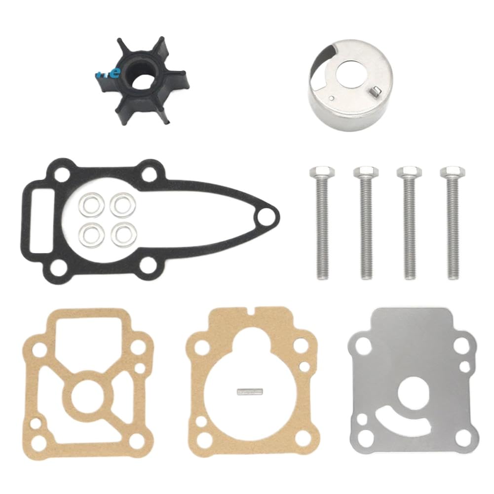 Kit Riparazione Pompa Acqua 803748K01 Compatibile Con Fuoribordo 4 Tempi | Adatto ai modelli 8HP 9,9HP 10HP; Sostituisce 47-803750A03 47-803748Q01