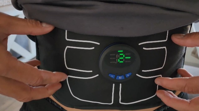 ABS Stimulator, Ab Machine, Abdominal Toning Belt Workout Portable Ab Stimulator Home Office Fitness Workout Equipment For Abdomen