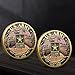 U.S. Army 250th Anniversary Commemorative Gold-Plated Challenge Coin, Double-Sided High Relief Military Collectible for Veterans, 1775-2025 (Type A)