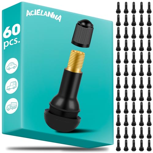 Acielanna 60 Stück TR413 Gummiventile