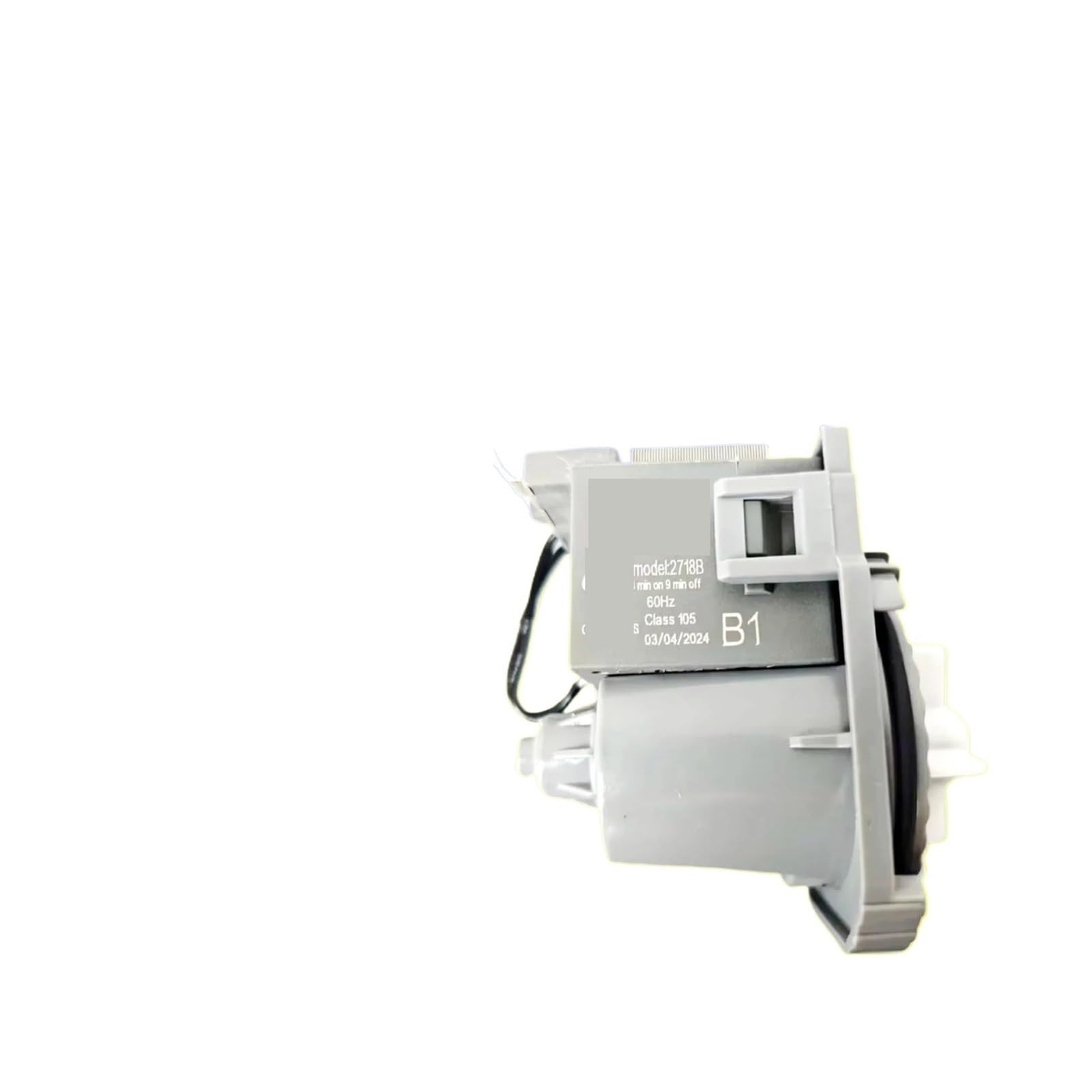 FUDI 2718B Pompe De Vidange For Lave-vaisselle, Compatible Avec Midea, 120 V 60 Hz (3 Min Marche, 9 Min Arrêt), Pièce De Rechange 11001011000221