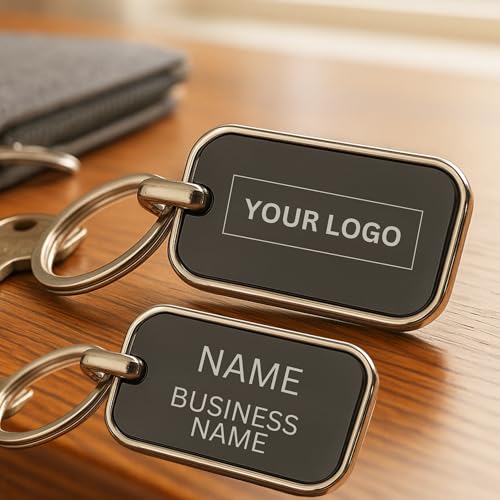 tinydabba Custom Engraved Metal Keychain – Personalized Laser Engraving by tinydabba