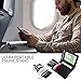 RED SHIELD Universal & Portable Phone Stand. Flexible, Foldable Credit Card Size. Perfect for Viewing Movies & Videos on Your Smartphone in Landscape. Works as Earphone, Earbud Cord Wrap Organizer.