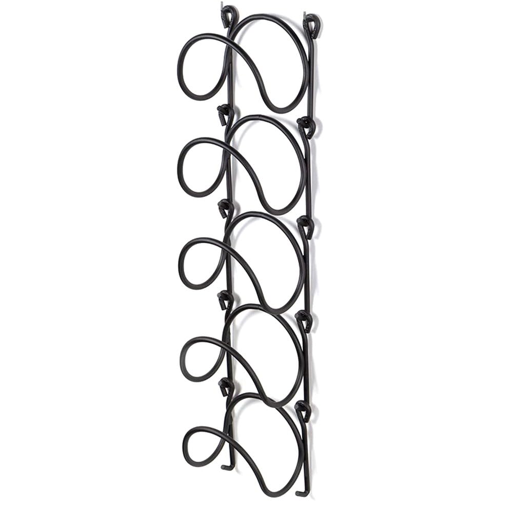 VVW&LIU Wrought Iron Metal Towel Rack For Bathroom Wall Decor, Curved Finish Bathroom Organizer,Iron