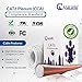 NewYork Cables | CAT6 Plenum Cable 1000ft (CMP) | UTP, 550MHz, 23AWG, 4Pair UTP 10GB Internet Cable | Quality Tested Bulk Ethernet Cable, for Networking & Gaming (White)