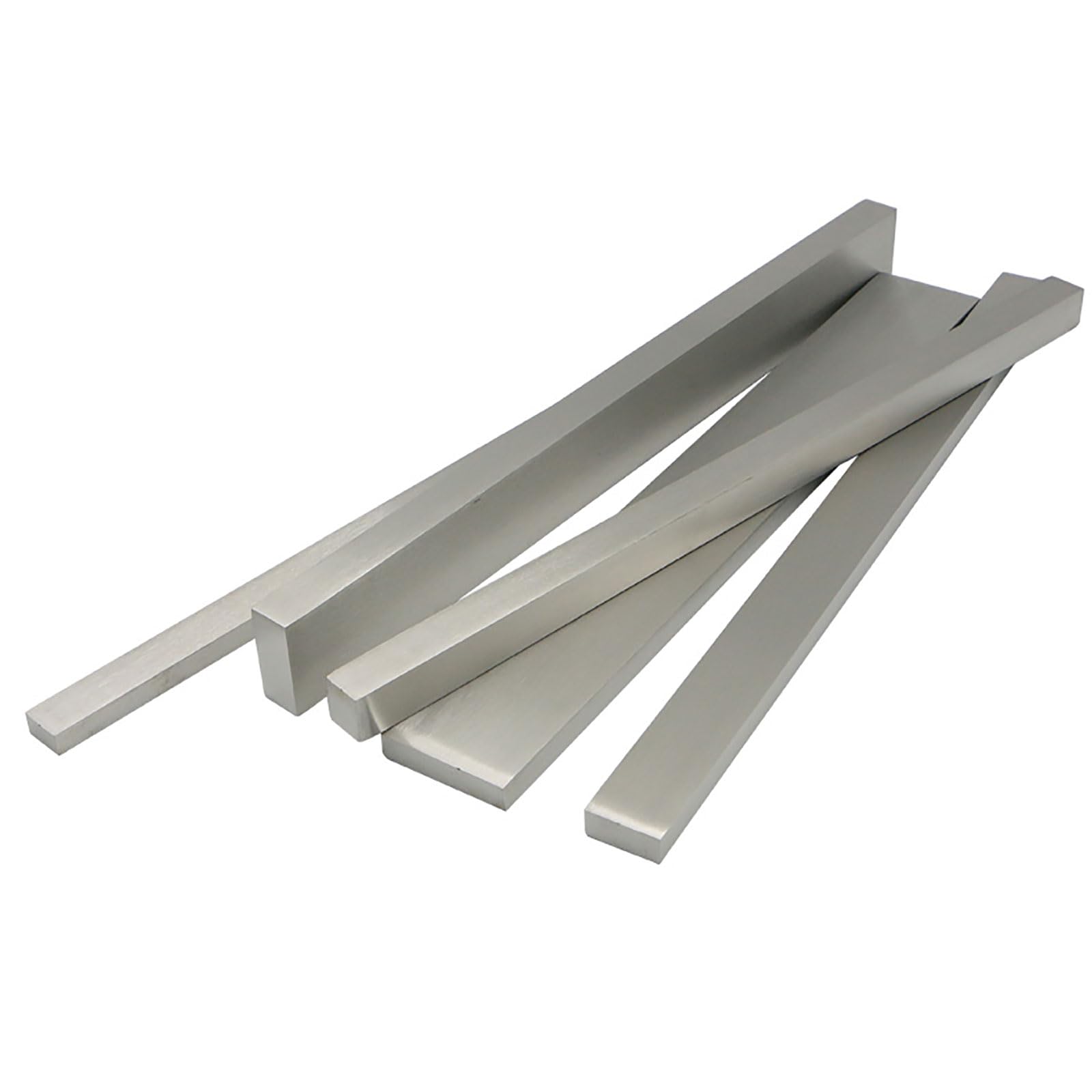 Juego de barras planas de acero inoxidable 304, 2 piezas de chapa de acero con acabado cepillado de 15 mm de espesor for proyectos industriales y de bricolaje(15x30mm)