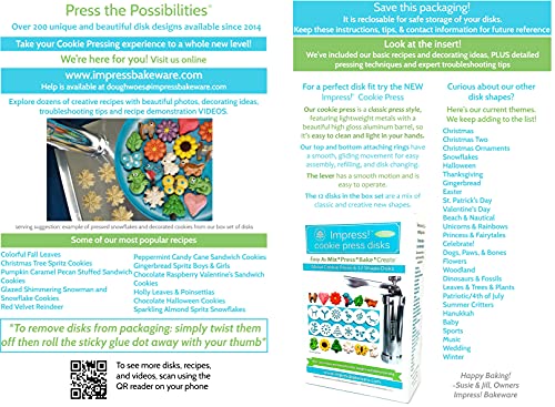 Christmas 8 Disk Set For Cookie Presses #TOP2