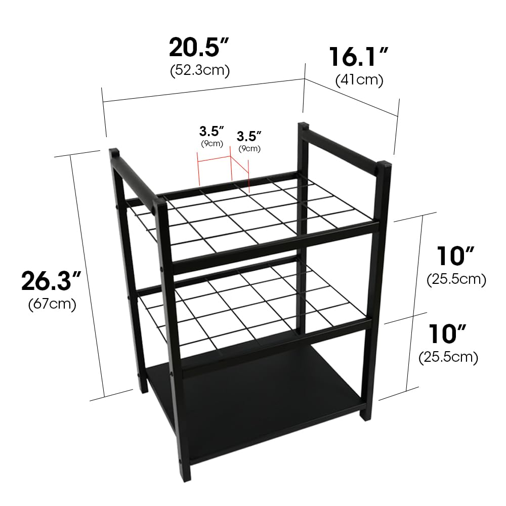 J JACKCUBE DESIGN Blueprint MK1301A Aufbewahrungsregal, Metallhalter, 20 Fächer, Roll-Aktenwagen, Organizer für architektonischen Bauplan, Geschenkpapier, Kunstbedarf (schwarz)