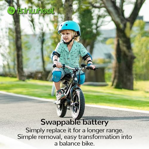 Isinwheel Sk12 2-In-1 Electric Bike For Kids Ages 3-5 thumb #2