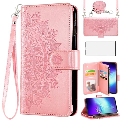 Protection Samsung Galaxy S10 5G Asuwish avec motif mandala et verre inclus