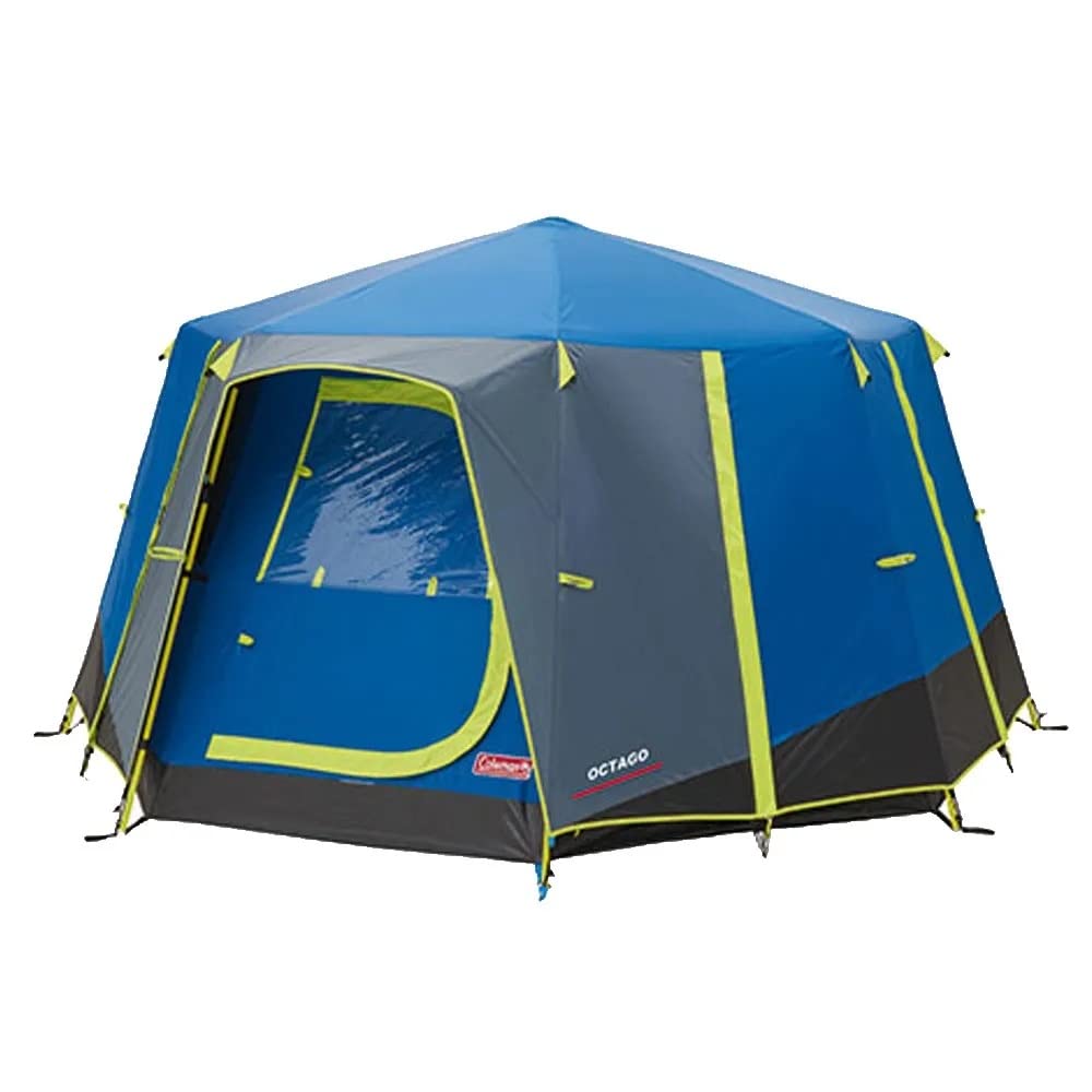 Coleman Octagon 8 Person Family Camping Dome Tent Green - Daily Sale Shop