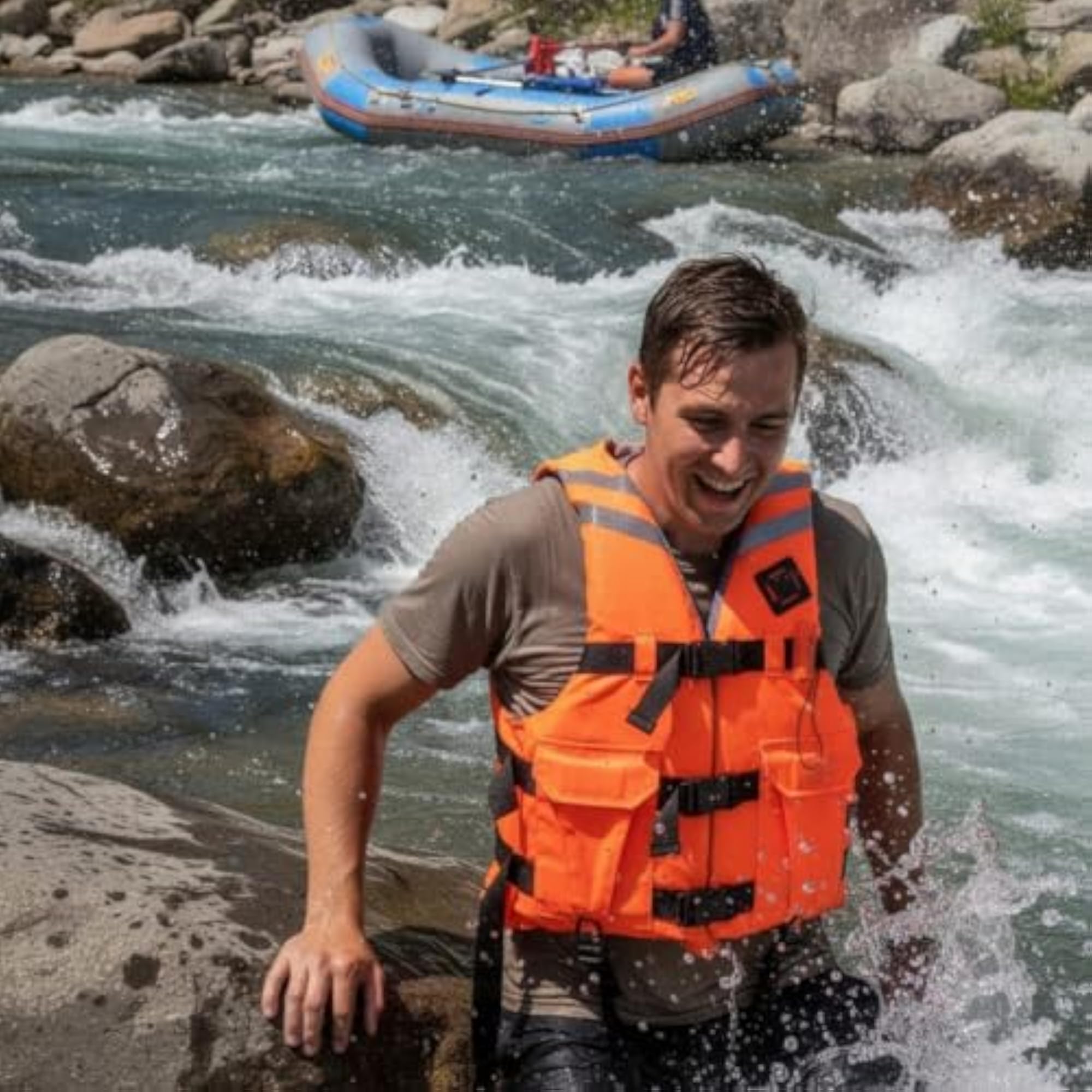 Adjustable Buoyancy Life Vest, Sleeveless Life Jacket