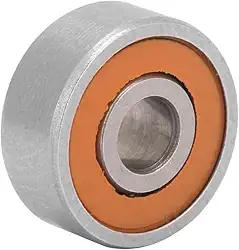 Rolamento para pesca, rolamento de eixo de carretel de pesca de aço inoxidável 3 x 10 x 4 mm rolamento cerâmico híbrido de aço inoxidável