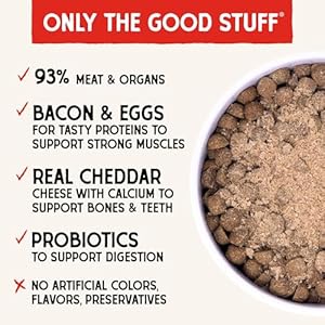 Stella & Chewy's Marie's Magical Breakfast Sprinkles Freeze-Dried Raw Bacon, Egg & Cheese Recipe Grain-Free Dog Food Topper, 7-oz Bag Stella Chewys Maries Magical Breakfast Sprinkles Freeze Dried Raw Bacon Egg Cheese Recipe Grain Free Dog Food Topper 7 oz Bag