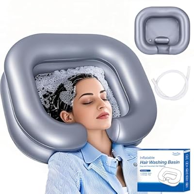Inflatable Shampoo Basin for Bedridden and Disa...