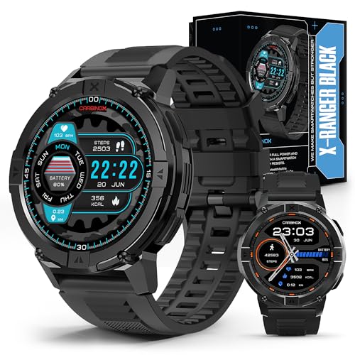 CARBINOX X-Ranger Smart Watch (Answer/Make Calls), Rugged...