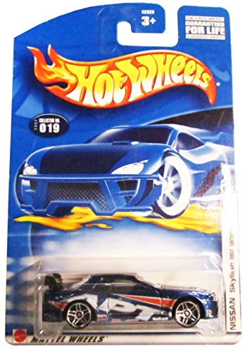 Hot Wheels 2002 First Editions Nissan Skyline Azul miniatura 1