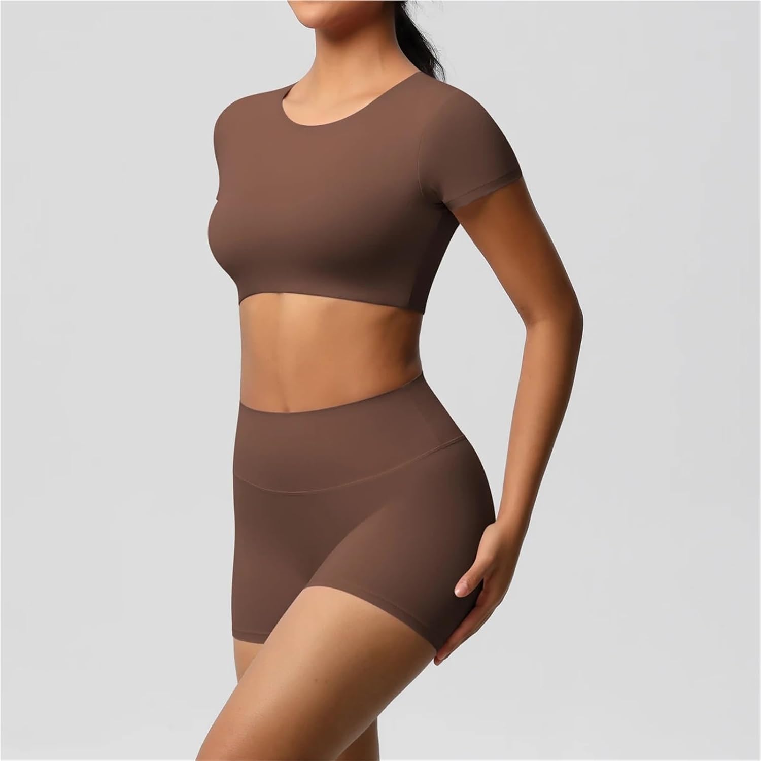 Workout Sets for Women 2Pcs Piece Female Women Active Wear Sports Tank Top Gym Workout Leggins Booty Bum