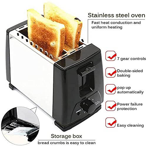 Toaster Automatic Toaster Toaster Heim Sandwich Maker Multifunktionale Frühstück Toaster 6-Pegeleinstellung Küchengeräte… – Bild 3