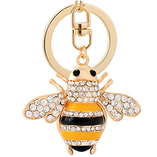 Preisvergleich Produktbild outflower 1pc Niedlich Klein Ape Schlüsselanhänger Auto Kreativ Schlüsselanhänger Mode Tasche Ornament Anhänger kleine Geschenke-Legierung Hohe Qualität 11.5 x 6 cm 6x11.5cm gelb