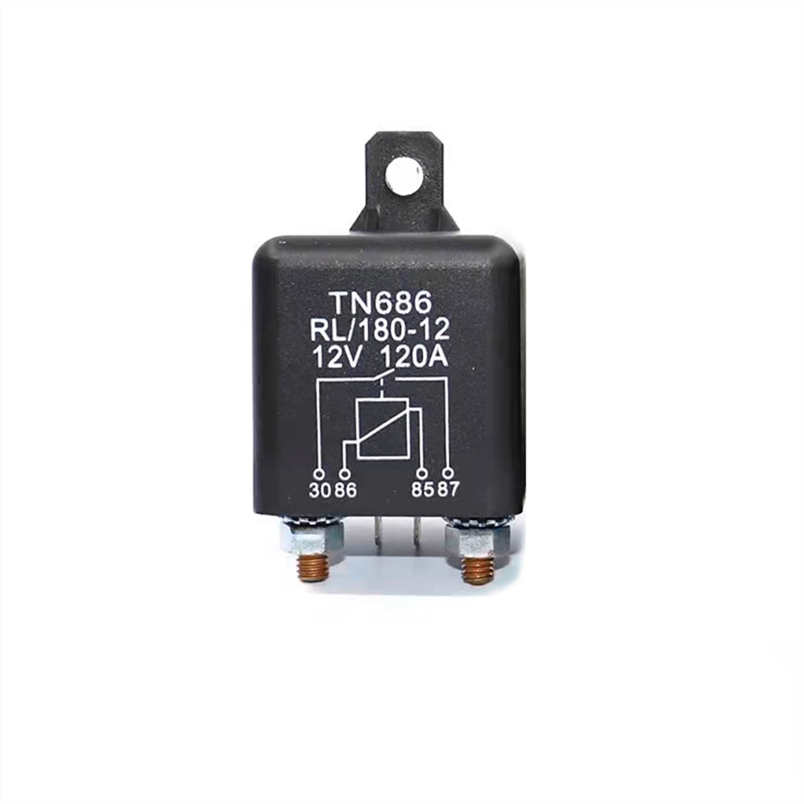 AERBNYEQP Relay Car Truck Motor Automotive 24V/12V 200A/100A/120A Continuous Type Modular(12V1.8W120A)
