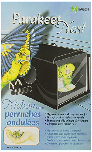 Parakeet Nest Box, Black