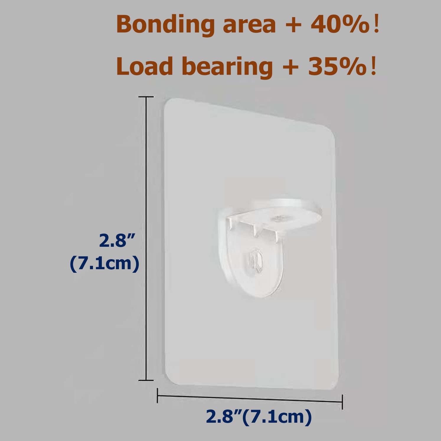 20 Soportes Adhesivos Para Estantes - Clips Autoadhesivos