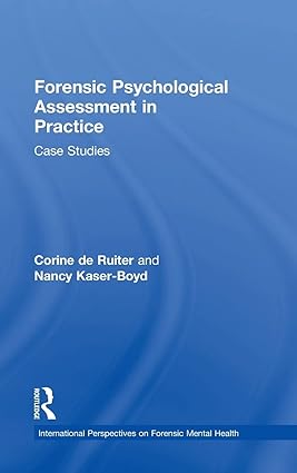 Forensic Psychological Assessment In Practice Case Studies (Hb 2015)