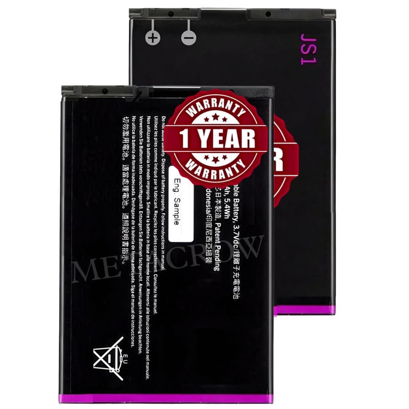 Image of Original JS1 Battery Compatible with BlackBerry Curve 9220 - (1450mAh) - 1 Year Warranty BC45