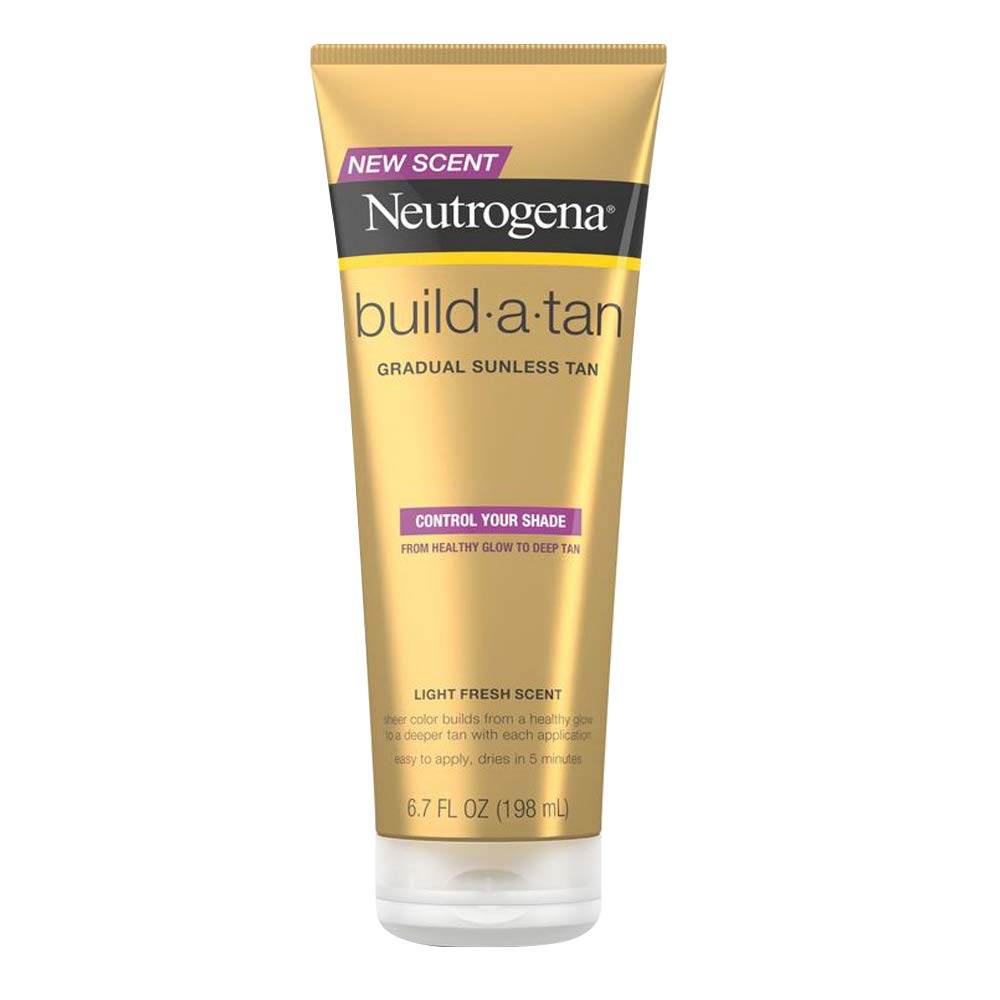 Neutrogena Build-A-Tan Gradual Sunless Tanning, 6.7 Ounce (Pack of 2)