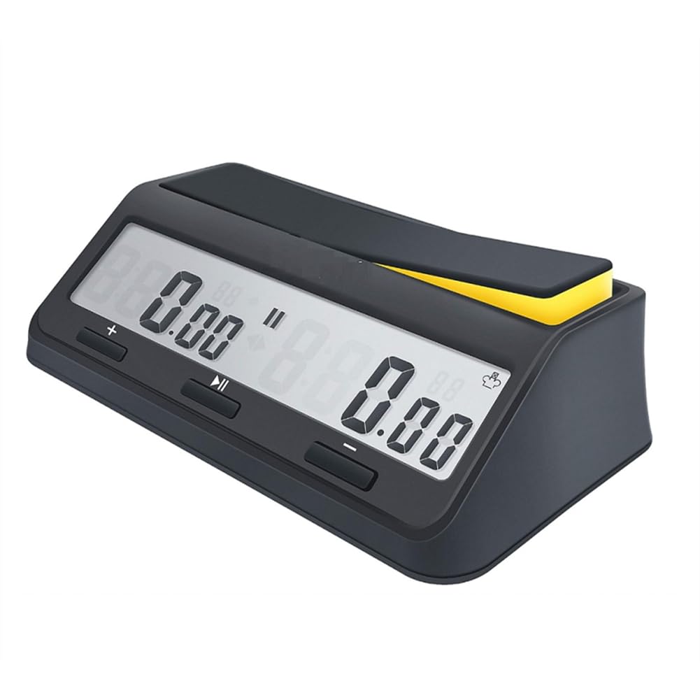 UDSKNV[KSL Chess Timer Digital Clock with Bonus& Delay Function for Board Game Players, Count Down/Up Alarm Included